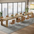 Large Conference Table for 6-8, 87-Inch Rectangular Meeting Table, Farmhouse Seminar Boardroom Desk for Office Conference Room (2, Natural) Large Conference Table for 6-8, 87-Inch Rectangular Meeting Table, Farmhouse Seminar Boardroom Desk for Office Conference Room (2, Natural)