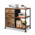 3 Drawer Mobile File Cabinet with Open Storage Shelf 3 Drawer Mobile File Cabinet with Open Storage Shelf