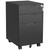 3 Drawer Mobile File Cabinet with Lock,Under Desk Metal Small Filing Cabinets for Home Office Organizer Letters/Legal/A4(Fully Assembled Except Wheels-Black)