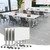 4 Pack Folding Conference Tables with Wheels,61in Flip Top Modular Conference Table,Mobile Joinable Conference Tables,Stackable Space-Saving Training Table for Office Classroom Seminar(White2) 4 Pack Folding Conference Tables with Wheels,61in Flip Top Modular Conference Table,Mobile Joinable Conference Tables,Stackable Space-Saving Training Table for Office Classroom Seminar(White2)