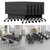 6 Pack Folding Conference Tables with Wheels,61in Flip Top Modular Conference Table,Mobile Joinable Conference Tables,Stackable Space-Saving Training Table for Office Classroom Seminar(Ebony) 6 Pack Folding Conference Tables with Wheels,61in Flip Top Modular Conference Table,Mobile Joinable Conference Tables,Stackable Space-Saving Training Table for Office Classroom Seminar(Ebony)
