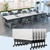 6 Pack Folding Conference Tables with Wheels,61in Flip Top Modular Conference Table,Mobile Joinable Conference Tables,Stackable Space-Saving Training Table for Office Classroom Seminar(White4) 6 Pack Folding Conference Tables with Wheels,61in Flip Top Modular Conference Table,Mobile Joinable Conference Tables,Stackable Space-Saving Training Table for Office Classroom Seminar(White4)