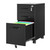 3 Drawer Slim File Cabinet, Mobile Filing Cabinet with Lock,Black Rolling Narrow File Cabinets with Casters, Under Desk Office Cabinets for Home Office,Fit A4/Letter/Legal(Unassembled) 3 Drawer Slim File Cabinet, Mobile Filing Cabinet with Lock,Black Rolling Narrow File Cabinets with Casters, Under Desk Office Cabinets for Home Office,Fit A4/Letter/Legal(Unassembled)