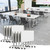 8 Pack Folding Conference Tables with Wheels,70.8in Flip Top Modular Conference Table,Mobile Joinable Conference Tables,Stackable Space-Saving Training Table for Office Classroom Seminar(White2) 8 Pack Folding Conference Tables with Wheels,70.8in Flip Top Modular Conference Table,Mobile Joinable Conference Tables,Stackable Space-Saving Training Table for Office Classroom Seminar(White2)