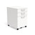 3-Drawer Vertical File Cabinet, Letter & Legal Size Documents, Lockable & Mobile, 21.3" D x 15.6" W x 24.3" H, White