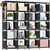 20 Cube Book Shelf, Storage Organizer, Large DIY Bookcase, Metal Cube Bookshelf, Cubbies Closet Storage Organizer Shelves for Bedroom,Living Room,Home,Office 20 Cube Book Shelf, Storage Organizer, Large DIY Bookcase, Metal Cube Bookshelf, Cubbies Closet Storage Organizer Shelves for Bedroom,Living Room,Home,Office