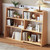 Wooden Extendable Shelf Bookcase, 3-Tier Low Bookshelf, Oak, L Wooden Extendable Shelf Bookcase, 3-Tier Low Bookshelf, Oak, L