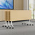 Conference Room Table 10 Pack with Privacy Barrier, Modern Folding Training Tables with Flip Top, Mobile Table with Four Locking Wheels, Executive Desk for Meeting Room, Office, Classroom Conference Room Table 10 Pack with Privacy Barrier, Modern Folding Training Tables with Flip Top, Mobile Table with Four Locking Wheels, Executive Desk for Meeting Room, Office, Classroom