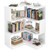 Corner Book Shelf, 4-Shelf L Shaped Corner Bookshelf with Baffle Corner Book Shelf, 4-Shelf L Shaped Corner Bookshelf with Baffle