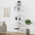 6-Shelf Tall Modern Bookshelf, Wall Mount Ladder Shelf Bookcase with Wood and Industrial Metal Frame, Matte White 6-Shelf Tall Modern Bookshelf, Wall Mount Ladder Shelf Bookcase with Wood and Industrial Metal Frame, Matte White