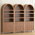 Book Shelf 70" Tall Bookcase with Drawer, 7-Tier Arched Cabinet with Storage and Fluted Door, Mid-Century Modern Modular Arch Bookshelf for Office Living Room Bedroom Library (Walnut, 3) Book Shelf 70" Tall Bookcase with Drawer, 7-Tier Arched Cabinet with Storage and Fluted Door, Mid-Century Modern Modular Arch Bookshelf for Office Living Room Bedroom Library (Walnut, 3)