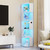 5 Shelf Bookcase - Corner Bookshelf with 3 Colors LED Sensor Lights Modern Cube Storage Organizer for Lego Books Living Room Study Bedroom - Ideal Gift (White) 5 Shelf Bookcase - Corner Bookshelf with 3 Colors LED Sensor Lights Modern Cube Storage Organizer for Lego Books Living Room Study Bedroom - Ideal Gift (White)