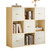 9 Cube Storage Organizer - Solid Wood Bookshelf with 5 Storage Bins, Cube Shelf with 3 Removable Back Panels, Vertical or Horizontal Bookcase, Open Book Shelf for Bedroom, Living Room, Office 9 Cube Storage Organizer - Solid Wood Bookshelf with 5 Storage Bins, Cube Shelf with 3 Removable Back Panels, Vertical or Horizontal Bookcase, Open Book Shelf for Bedroom, Living Room, Office