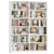 Bookshelf Tall Bookcase, 6-Tier Double Wide Bookshelves, White Bookshelf Tall Bookcase, 6-Tier Double Wide Bookshelves, White