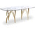 Dining Table with 15MM Thick Glass, 87" W x 39.5" D x 30" H, Gold Dining Table with 15MM Thick Glass, 87" W x 39.5" D x 30" H, Gold