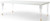 White Lacquer Dining Table, 94.5" W x 43.5" D x 30" H