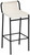 500Cream-C Dax Collection Modern | Contemporary Counter Stool with Soft Cream Vegan Leather, Matte Black Metal Frame, 15.5" W x 15" D x 33" H, Cream 500Cream-C Dax Collection Modern | Contemporary Counter Stool with Soft Cream Vegan Leather, Matte Black Metal Frame, 15.5" W x 15" D x 33" H, Cream