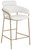Yara Cream Vegan Leather Counter Stool Yara Cream Vegan Leather Counter Stool