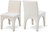 Art Deco Dining Chair with Rich Beige Linen Textured Fabric with Weave, Arched Iron Inner Frame, 18.5" W x 23.5" D x 33" H, Beige, Set of 2 Art Deco Dining Chair with Rich Beige Linen Textured Fabric with Weave, Arched Iron Inner Frame, 18.5" W x 23.5" D x 33" H, Beige, Set of 2