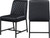 Vegan Leather Upholstered Dining Chair with Matte Black Metal Legs, Set of 2, 19.75" W x 22.75" D x 32.5" H, Set of 2 Vegan Leather Upholstered Dining Chair with Matte Black Metal Legs, Set of 2, 19.75" W x 22.75" D x 32.5" H, Set of 2