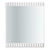 White Medium Gloss Finished Mirror, 37" W x 1.5" D x 42.5" H