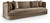 Sofa with Ultra Luxe Taupe 460 GSM Velvet, Solid Wood Frame, 93.5" W x 36" D x 30" H, Taupe