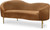 Upholstered Loveseat with Rich Saddle Velvet, Gold Metal Legs, Curved Contemporary Design, 67" W x 31.75" D x 30.5" H, Saddle Upholstered Loveseat with Rich Saddle Velvet, Gold Metal Legs, Curved Contemporary Design, 67" W x 31.75" D x 30.5" H, Saddle