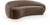 Sofa with Ultra Luxe Brown 460 GSM Velvet, Solid Eucalyptus Wood Inner Frame, 95" W x 45.5" D x 31" H, Brown
