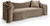 Sofa with Ultra Luxe Taupe 460 GSM Velvet, Rich Curves, 91" W x 34.5" D x 31" H, Taupe