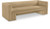 Velvet Upholstered Sofa with Soft Camel Velvet, Solid Wood Frame, 89.5" W x 34.5" D x 28" H, Camel Velvet Upholstered Sofa with Soft Camel Velvet, Solid Wood Frame, 89.5" W x 34.5" D x 28" H, Camel