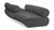Modular Sofa with Soft Charcoal Grey Chenille Cross Hatched Fabric, 108" W x 40" D x 27.5" H, Grey