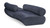 Modular Sofa with Soft Navy Chenille Cross Hatched Fabric, 108" W x 40" D x 27.5" H, Navy