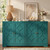 Sideboard Buffet Cabinet with Storage, 56" Modern Sideboard with 4 Carved Doors, Large Wood Coffee Bar Console Table for Kitchen, Dining Room, Entryway, Living Room, Turquoise Blue Sideboard Buffet Cabinet with Storage, 56" Modern Sideboard with 4 Carved Doors, Large Wood Coffee Bar Console Table for Kitchen, Dining Room, Entryway, Living Room, Turquoise Blue