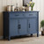 48 Inch Buffet Cabinet with Storage, Blue 48 Inch Buffet Cabinet with Storage, Blue
