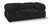 Modular Sofa with Rich Black Boucle Fabric, Modular to Create Infinite Configurations, 68" W x 34" D x 28" H, Black