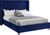 Aiden Collection Modern | Contemporary Velvet Upholstered Bed with Deep Button Tufting, Solid Wood Frame, and Custom Chrome Legs, Queen, Navy Aiden Collection Modern | Contemporary Velvet Upholstered Bed with Deep Button Tufting, Solid Wood Frame, and Custom Chrome Legs, Queen, Navy