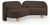 Sofa with Soft Brown Chenille Fabric, Solid Wood Ball Legs, Solid Wood Inner Frame, 89" W x 39" D x 29" H, Brown Sofa with Soft Brown Chenille Fabric, Solid Wood Ball Legs, Solid Wood Inner Frame, 89" W x 39" D x 29" H, Brown