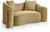 Loveseat with Ultra Luxe Camel 460 GSM Velvet, Rich Curves, 70" W x 34.5" D x 31" H, Camel Loveseat with Ultra Luxe Camel 460 GSM Velvet, Rich Curves, 70" W x 34.5" D x 31" H, Camel