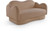 Loveseat with Soft Beige Faux Shearling Teddy Fabric, Curvy Back & Base, 58" W x 34" D x 30" H, Beige Loveseat with Soft Beige Faux Shearling Teddy Fabric, Curvy Back & Base, 58" W x 34" D x 30" H, Beige