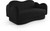 Loveseat with Soft Black Faux Shearling Teddy Fabric, Curvy Back & Base, 58" W x 34" D x 30" H, Black Loveseat with Soft Black Faux Shearling Teddy Fabric, Curvy Back & Base, 58" W x 34" D x 30" H, Black