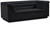 Velvet Upholstered Loveseat with Soft Black Velvet Fabric, Deep Channel Tufting, Curved Arms, 72" W x 34" D x 28" H, Black Velvet Upholstered Loveseat with Soft Black Velvet Fabric, Deep Channel Tufting, Curved Arms, 72" W x 34" D x 28" H, Black