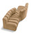 Camel-S4A Arc Collection Modern | Contemporary Modular Sofa with Soft Camel Velvet, Deep Channel Tufting, Modular Design, 108" W x 47" D x 30" H, Camel