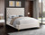 Cruz Collection Modern | Contemporary Velvet Upholstered Bed with Deep Button Tufting and Complete Sets of Gold and Chrome Legs Included, Full, Cream Cruz Collection Modern | Contemporary Velvet Upholstered Bed with Deep Button Tufting and Complete Sets of Gold and Chrome Legs Included, Full, Cream