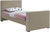 DillardBeige-T Dillard Collection Modern | Contemporary Velvet Upholstered Bed with Dark Espresso Wood Legs, 42" W x 82.5" D x 39" H, Beige, Twin DillardBeige-T Dillard Collection Modern | Contemporary Velvet Upholstered Bed with Dark Espresso Wood Legs, 42" W x 82.5" D x 39" H, Beige, Twin