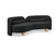 Black-S Daphne Collection Art Deco Sofa with Rich Black Boucle Fabric, Solid Wood Ball Legs, Solid Wood Inner Frame, 89" W x 39" D x 29" H, Black Black-S Daphne Collection Art Deco Sofa with Rich Black Boucle Fabric, Solid Wood Ball Legs, Solid Wood Inner Frame, 89" W x 39" D x 29" H, Black