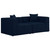 Navy-S72B Cube Collection Modern | Contemporary Linen Textured Fabric Upholstered Modular Sofa, Navy, 72" W x 36" D x 26" H Navy-S72B Cube Collection Modern | Contemporary Linen Textured Fabric Upholstered Modular Sofa, Navy, 72" W x 36" D x 26" H