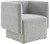 Grey Vera Collection Modern | Contemporary Boucle Fabric Upholstered Accent Chair, Grey, 31" W x 27" D x 29" H Grey Vera Collection Modern | Contemporary Boucle Fabric Upholstered Accent Chair, Grey, 31" W x 27" D x 29" H