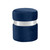 Hailey Collection Modern | Contemporary Velvet Upholstered Ottoman/Stool with Stainless Steel Band, 14.5" W x 14.5" D x 17.5" H, Navy Hailey Collection Modern | Contemporary Velvet Upholstered Ottoman/Stool with Stainless Steel Band, 14.5" W x 14.5" D x 17.5" H, Navy