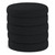 Black Boucle Fabric Ottoman/Stool Black Boucle Fabric Ottoman/Stool