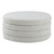 Cream Collection Modern | Contemporary Boucle Fabric Upholstered Ottoman with Deep Channel Tufting, Doubles as a Coffee Table, 36" W x 36" D x 15" H, Cream